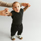 Dreng med Wheat Benny bodystocking coffee melange