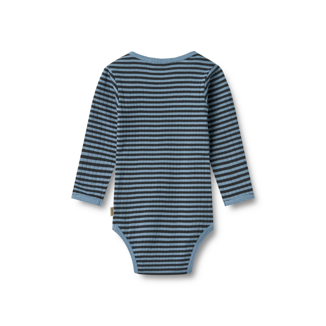 Wheat Berti body bright blue stripe