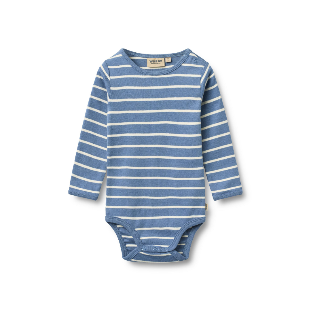 Wheat Berti body LS blue stripe