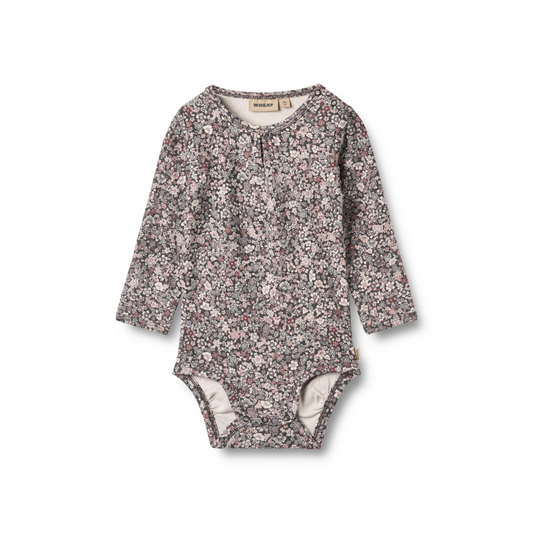 Wheat Liv body purple stone flowers