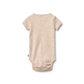 Wheat Linette body SS coral flowers