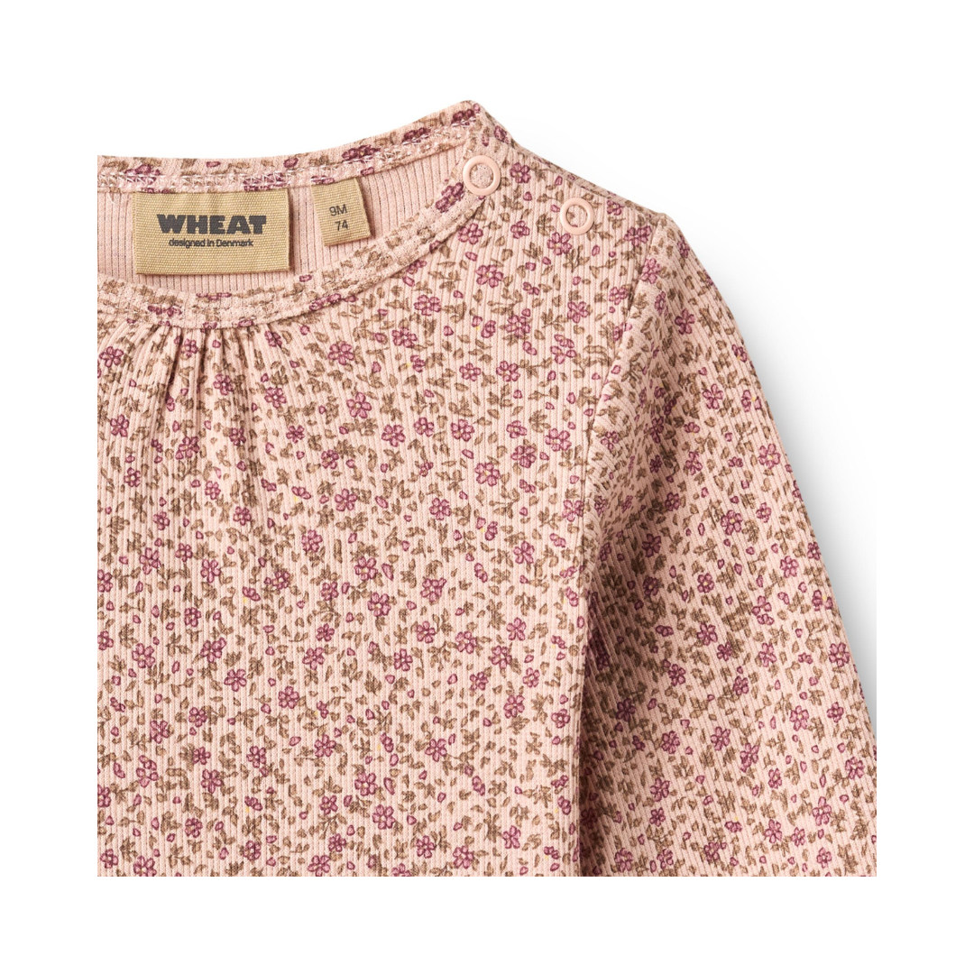 Wheat Elmine body dime rose small flowers