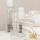 BIBS Glas sutteflaske 110 ml ivory