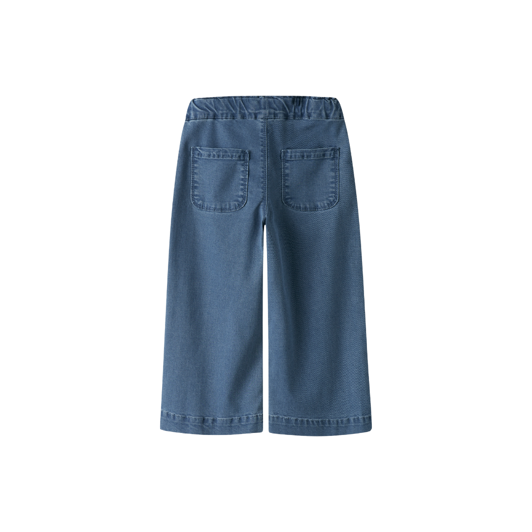 Name It Bella wide pull up jeans medium blue denim