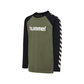 Hummel Boys t-shirt LS dusty olive