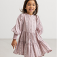 Pige med MarMar Dela kjole dusty purple bloom