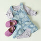 Name It Silla bib kjole light blue denim