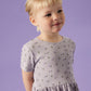 Pige med Name It Hofie SS kjole misty lilac