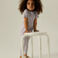 Pige med Name It Hofie leggings misty lilac