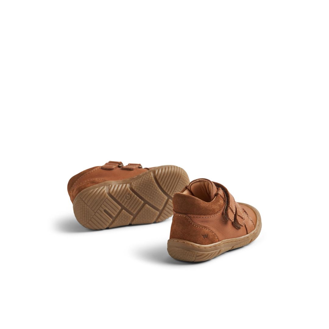 Wheat Footwear Ivalo dobbelt velcro prewalker cognac