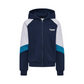 Hummel Loose blocked zip hoodie dress blues