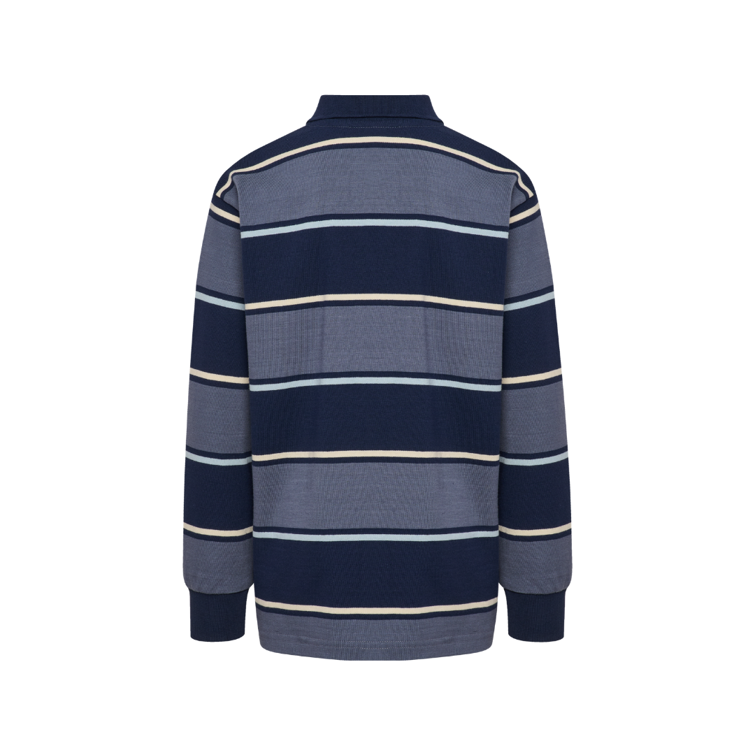 Hummel JR loose stripe polo bluse flint stone 