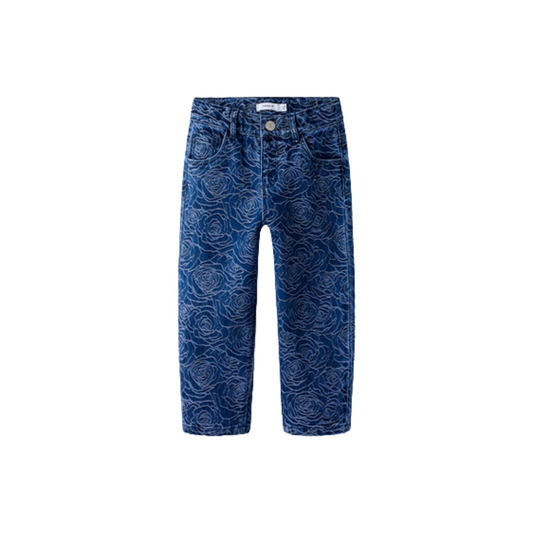Name It Bella mom jeans dark blue denim