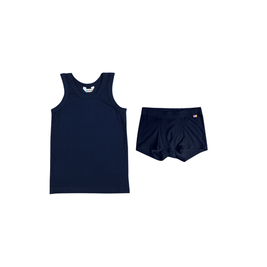 Joha Bambus undertøjssæt navy