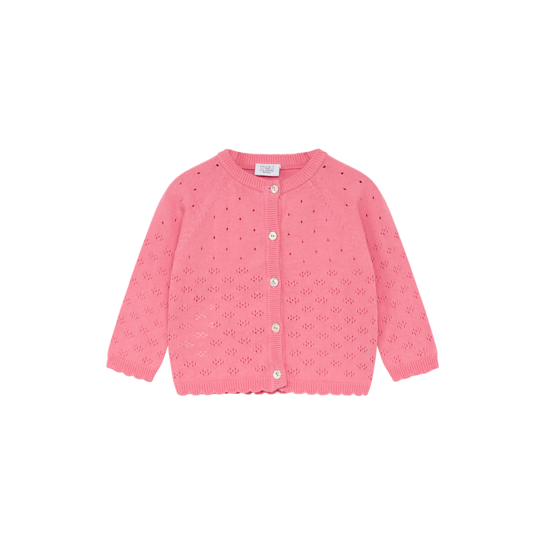Hust & Claire Cillja cardigan flamingo