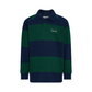Hummel Loose striped polo LS dress blues