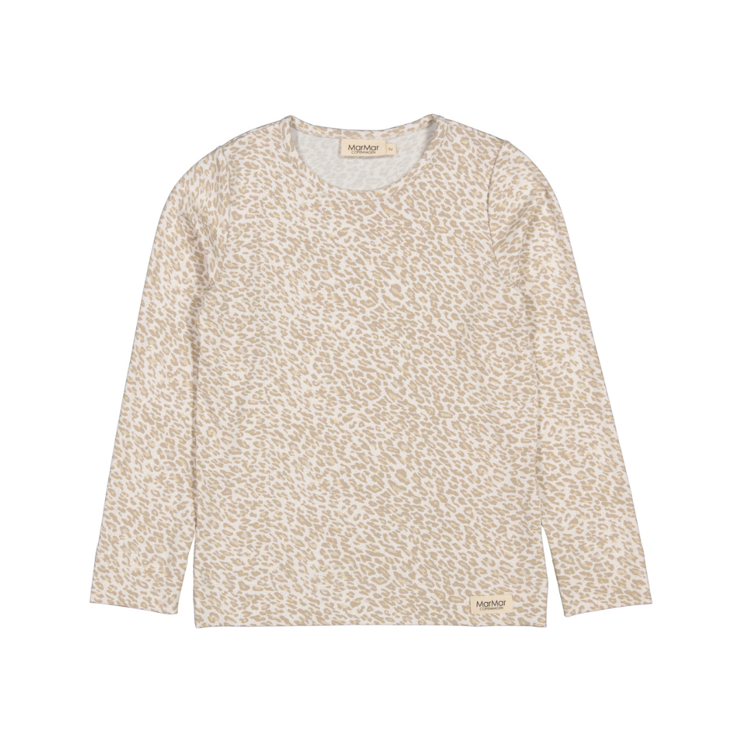 MarMar Leo tee LS beige leo