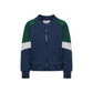 Hummel Mini loose block zip jacket dress blues
