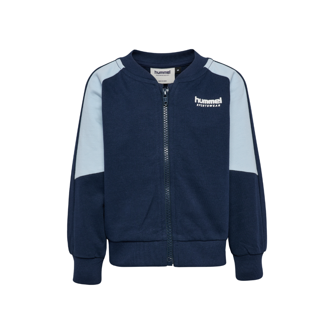 Hummel Mini loose block zip jacket skyway