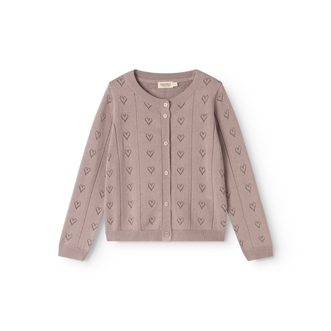MarMar Tilda strik cardigan dusty purple
