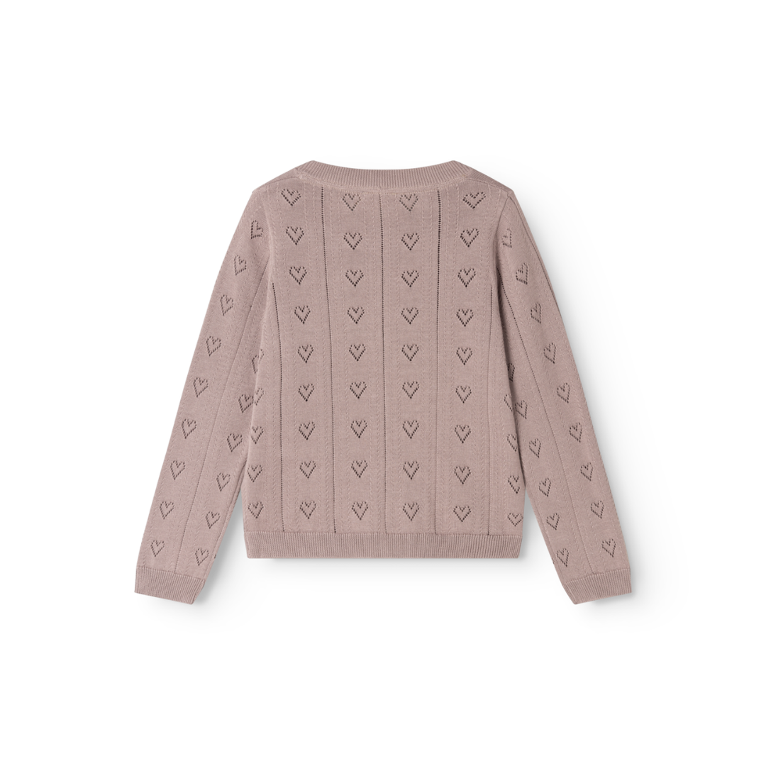 MarMar Tilda strik cardigan dusty purple