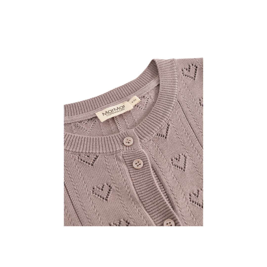 MarMar Tilda strik cardigan dusty purple