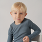 Dreng med MarMar Modal broad rib plain tee stormy blue