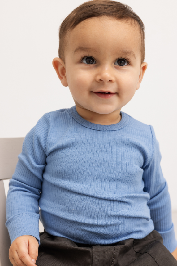 Baby dreng med MarMar body blue heaven