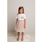 Pige i MarMar Solo sun tulle nederdel cream taupe