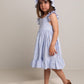 Pige med MarMar Danita frill kjole blue mist 
