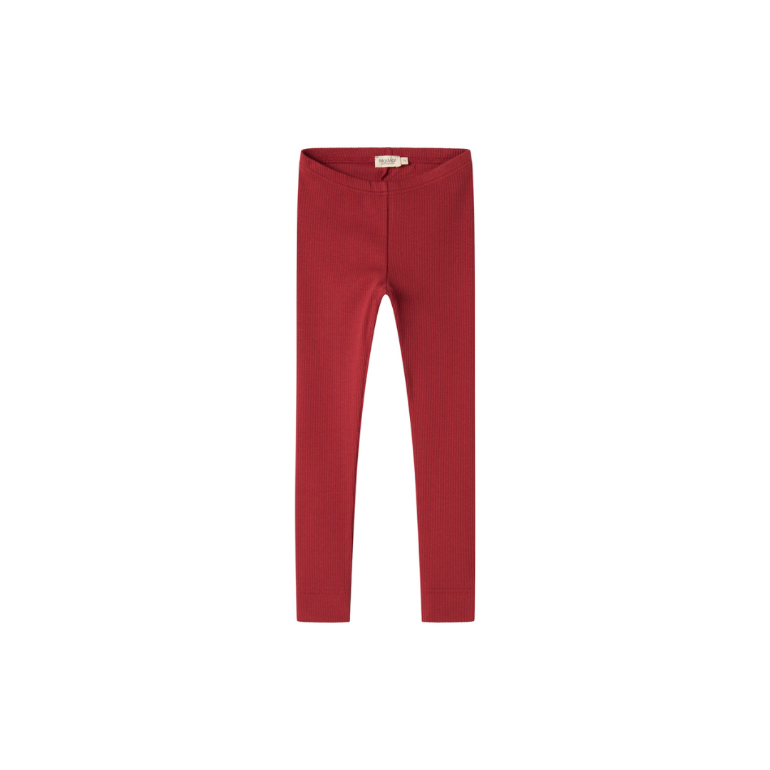 MarMar Modal leggings hibiscus red 