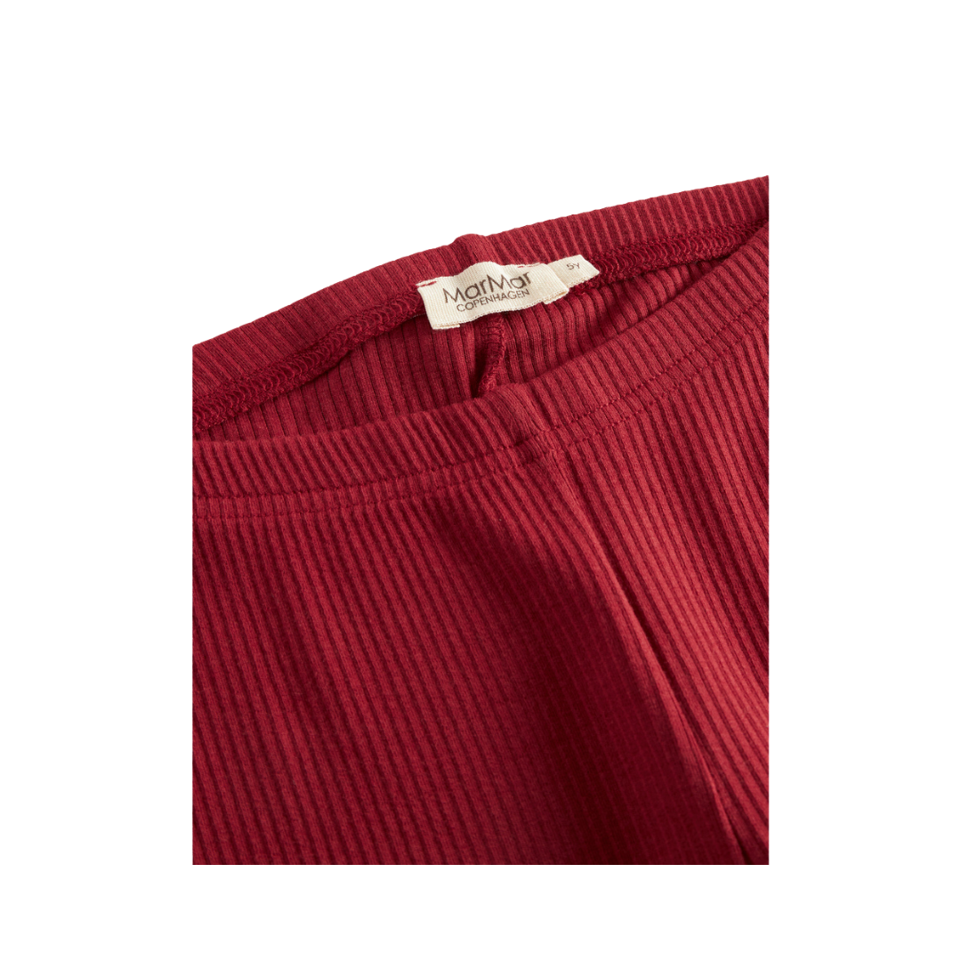 MarMar Modal leggings hibiscus red 