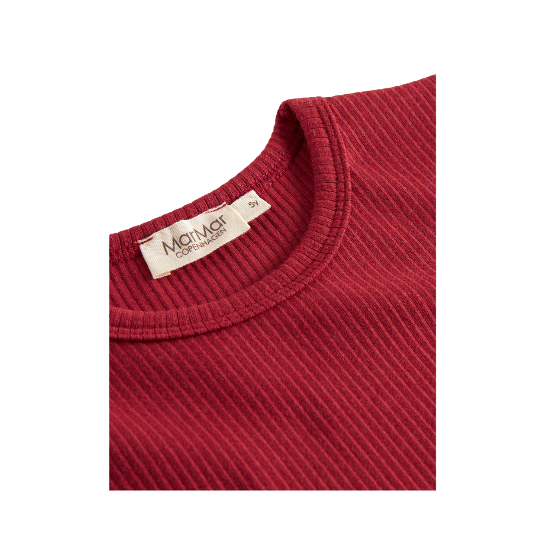 MarMar Modal plain tee hibiscus red 