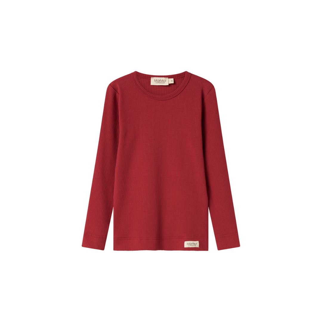 MarMar Modal plain tee hibiscus red 