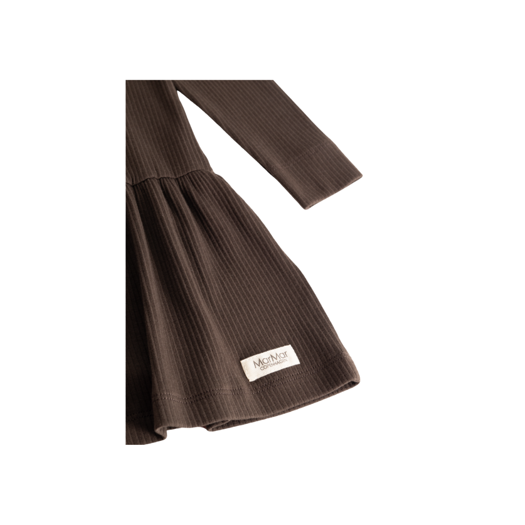 Modal Diro kjole dark roast 1
