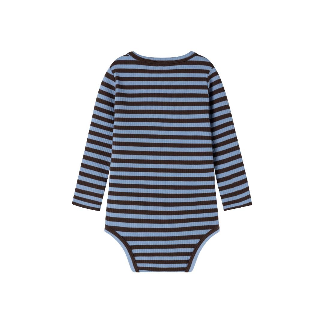 MarMar Modal body plain LS blue heaven stripe