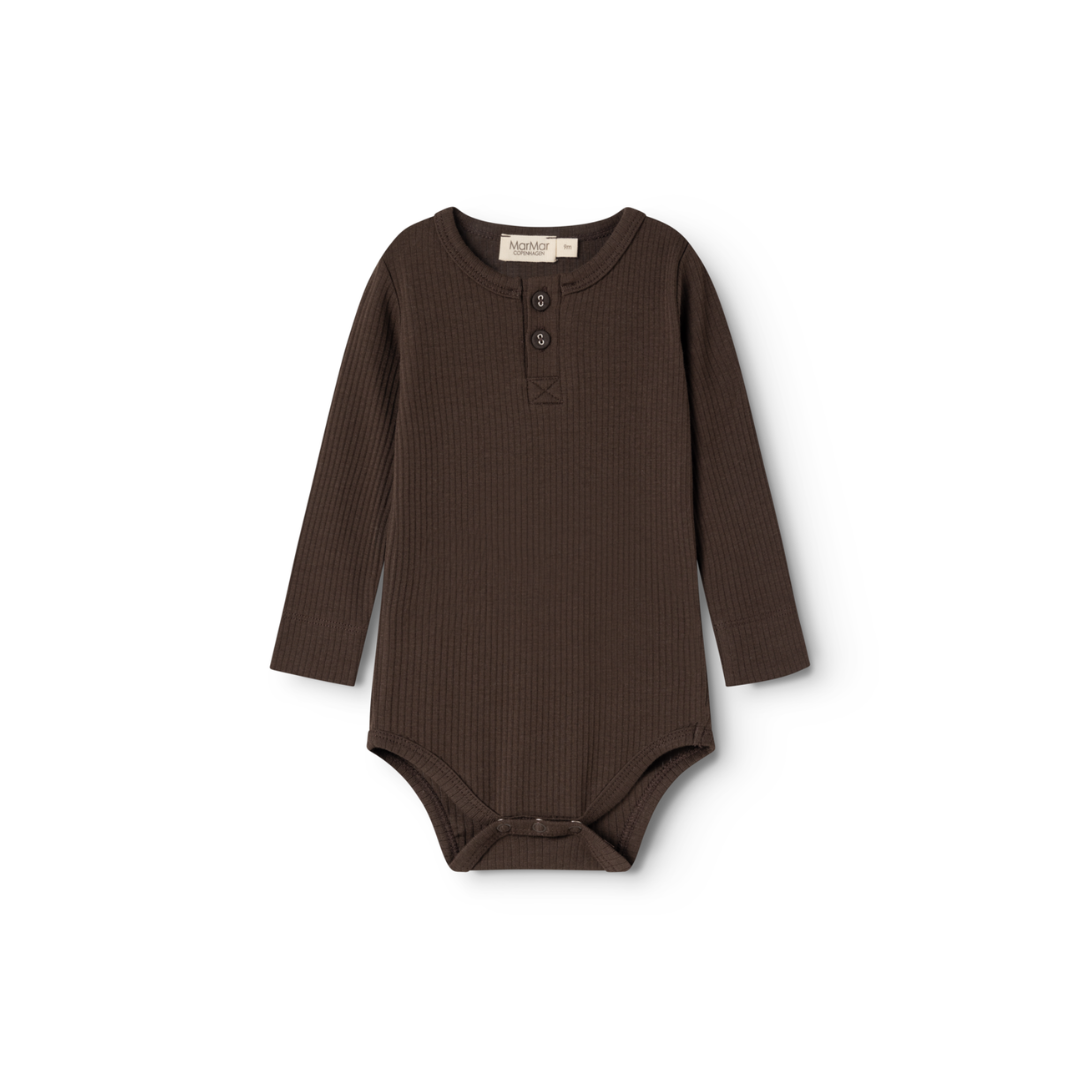 MarMar Modal tee LS dark roast