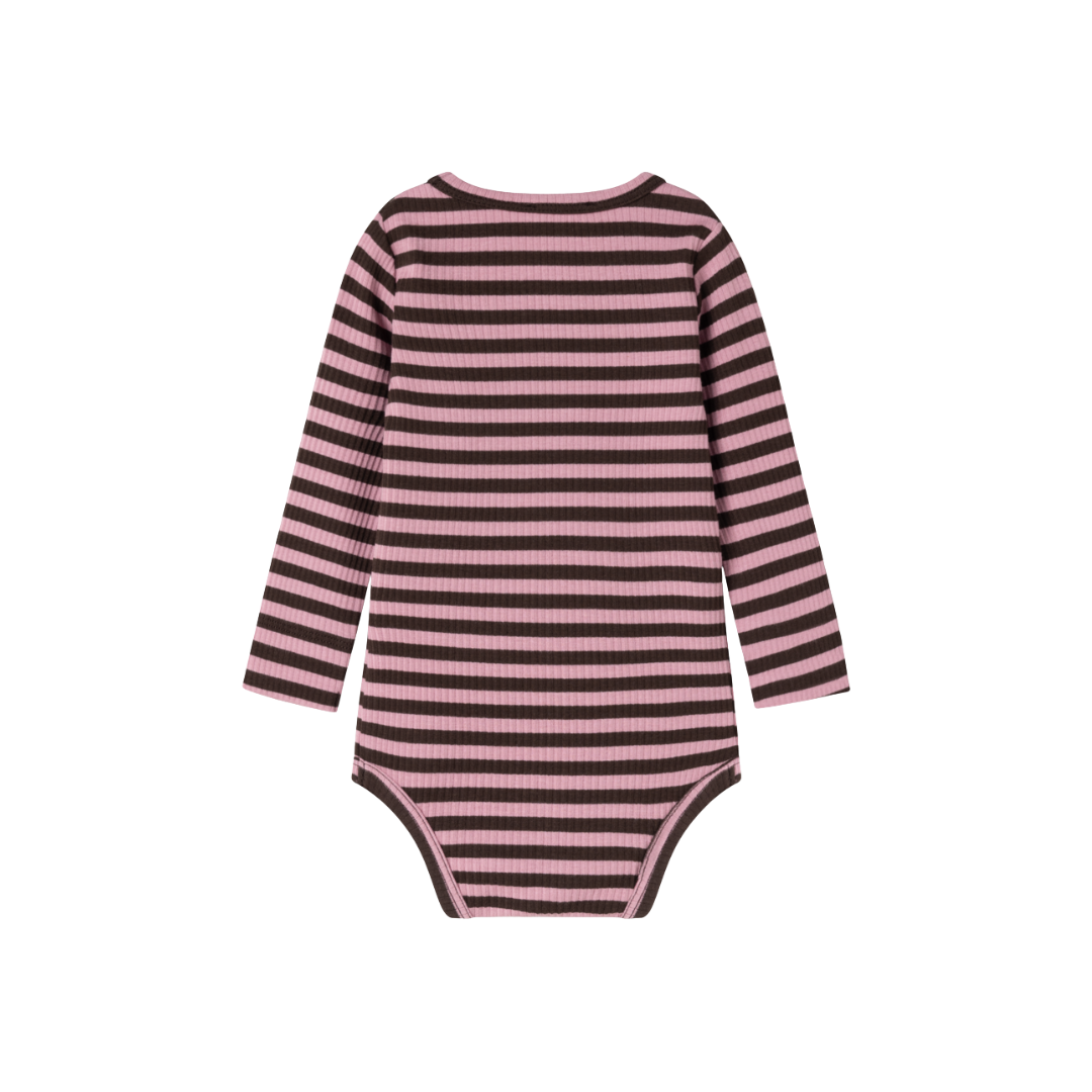 MarMar Modal body plain LS heather stripe
