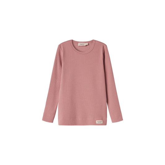 MarMar Modal plain tee LS rose parfait