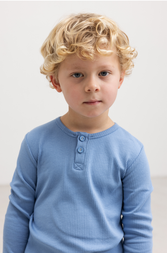 Dreng med MarMar Modal tee LS blue heaven