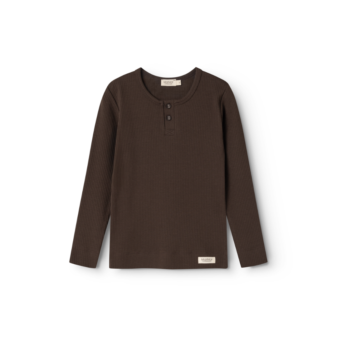MarMar Modal tee LS dark roast