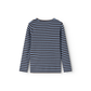MarMar Modal tee plain LS blue heaven stripe