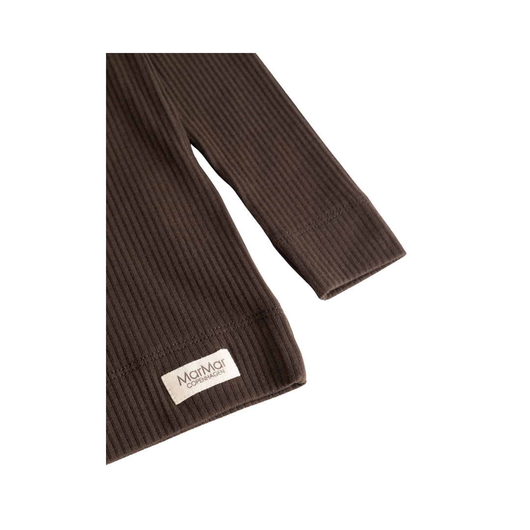 MarMar Modal tee plain LS dark roast