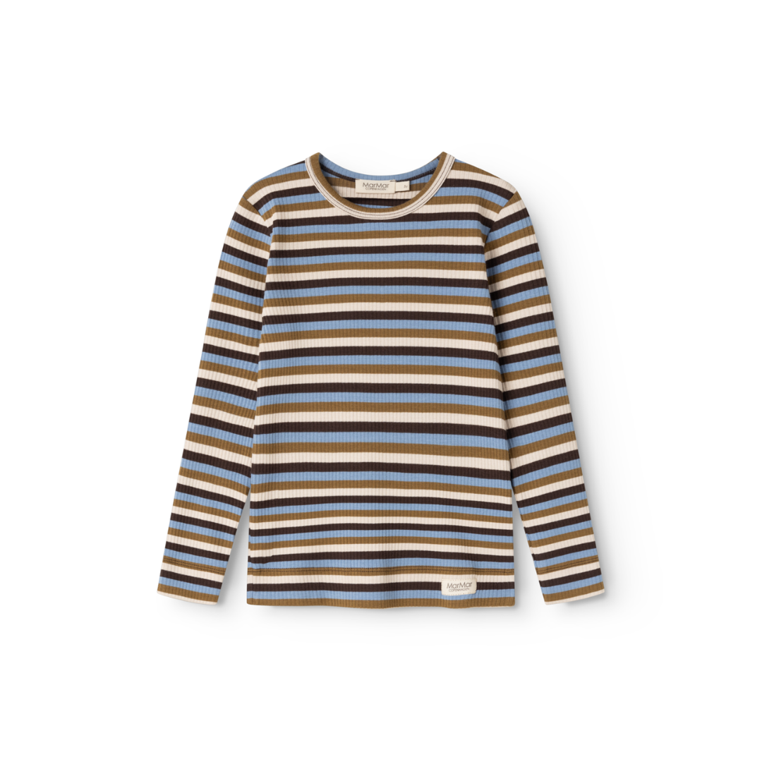 MarMar Modal tee plain LS stripes