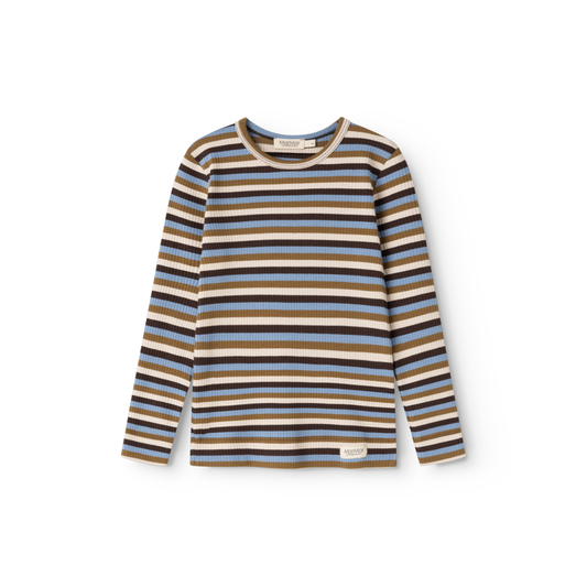 MarMar Modal tee plain LS stripes