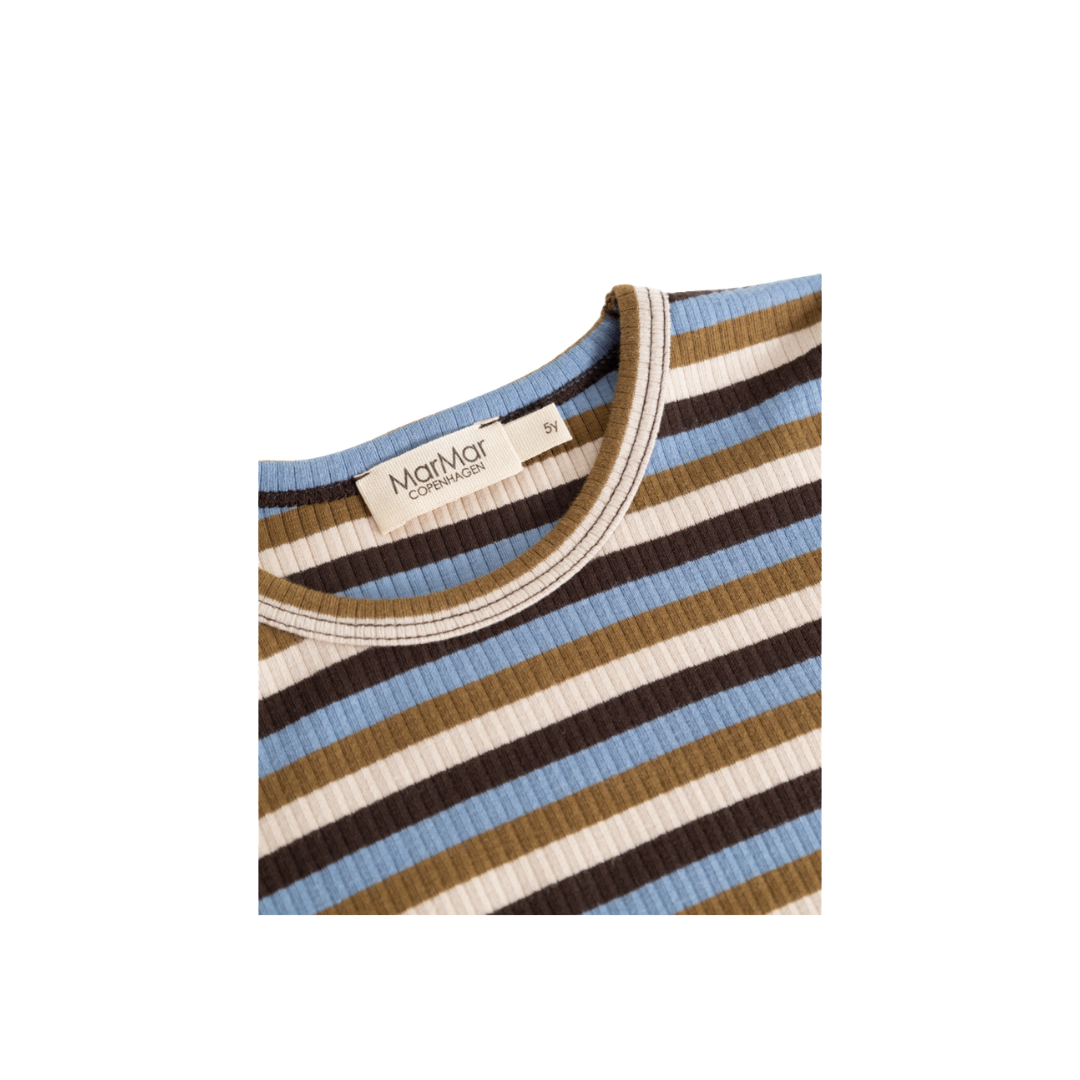 MarMar Modal tee plain LS stripes