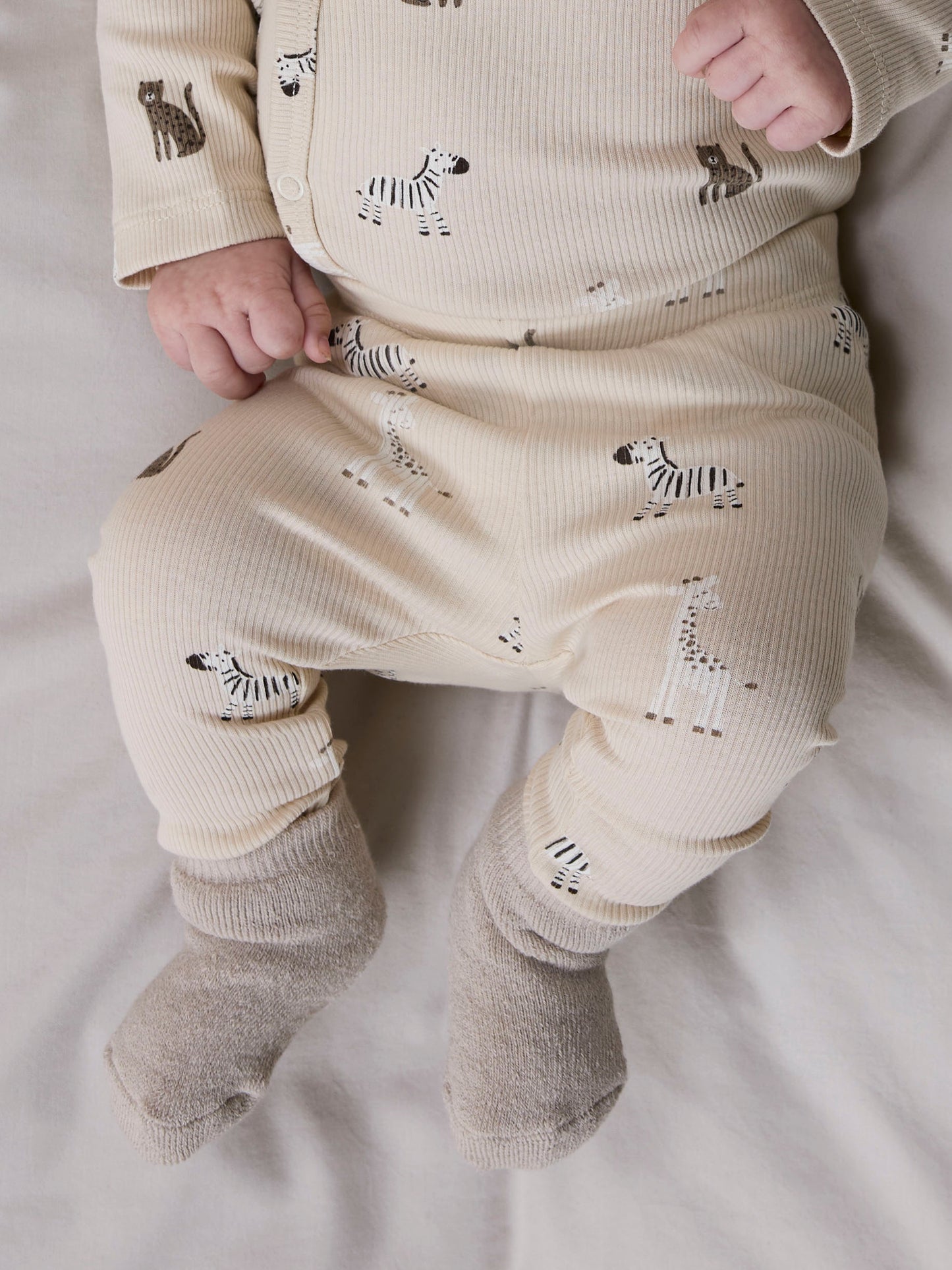Baby med Name It Tolla leggings summer sand