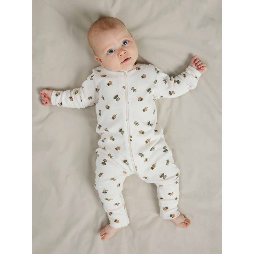 Baby dreng med Name It 2-pak natdragt robot jet stream w/tea leaf