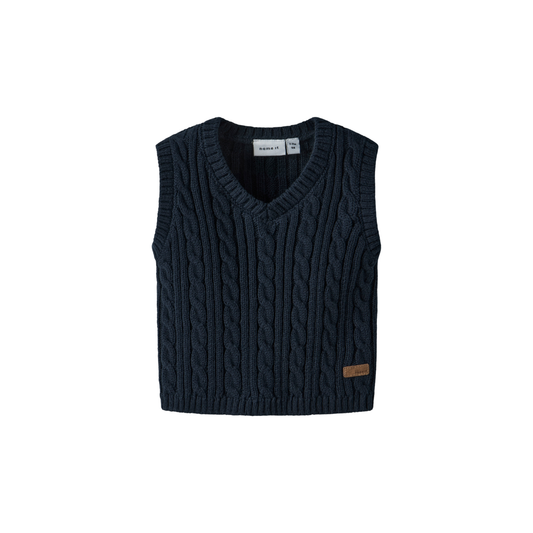 Name It Roman strik vest navy blazer