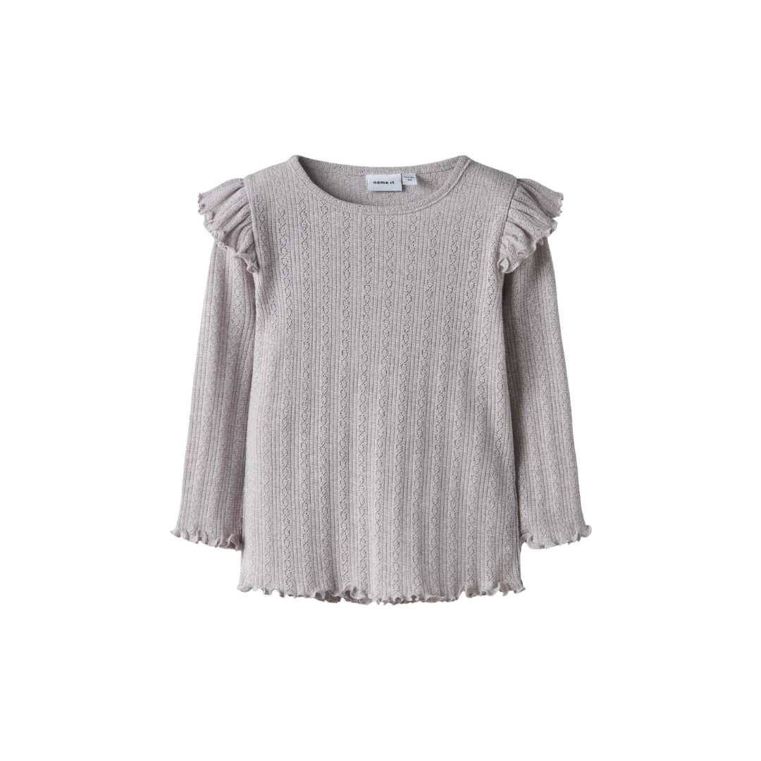 Name It Blitta LS bluse lilac marble melange